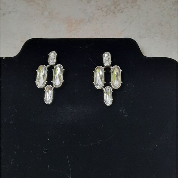 Banana Republic Cut Glass Earrings - Picture 2 of 5